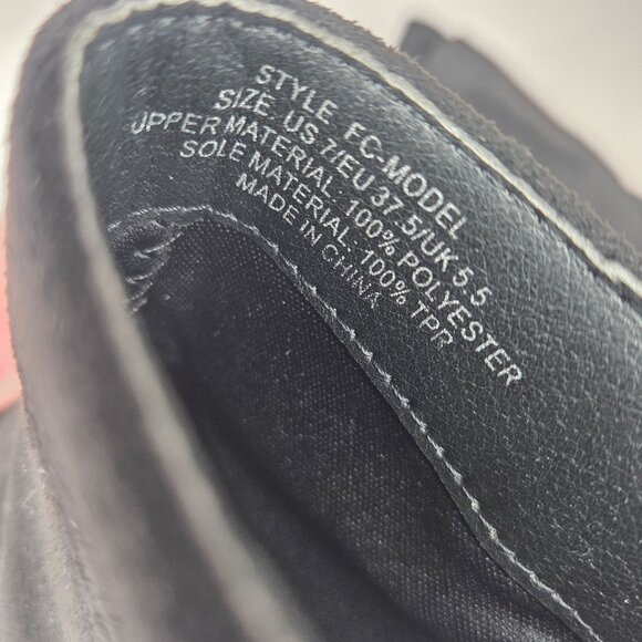 French Connection Women's Model Black Block-Heel Booties Boots - Picture 6 of 7